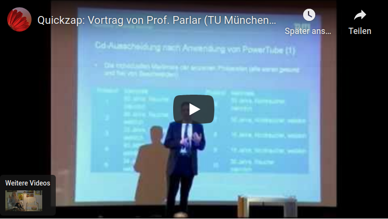 Video Vorschau des Quickzap Vortrages von Prof. Parlar