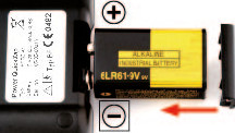 Power QuickZap Batteriefachdeckel und Power QuickZap Batterie
